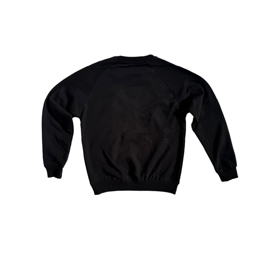 FELPA GIROCOLLO RAGLAN NERA REWOZISLIKE ©