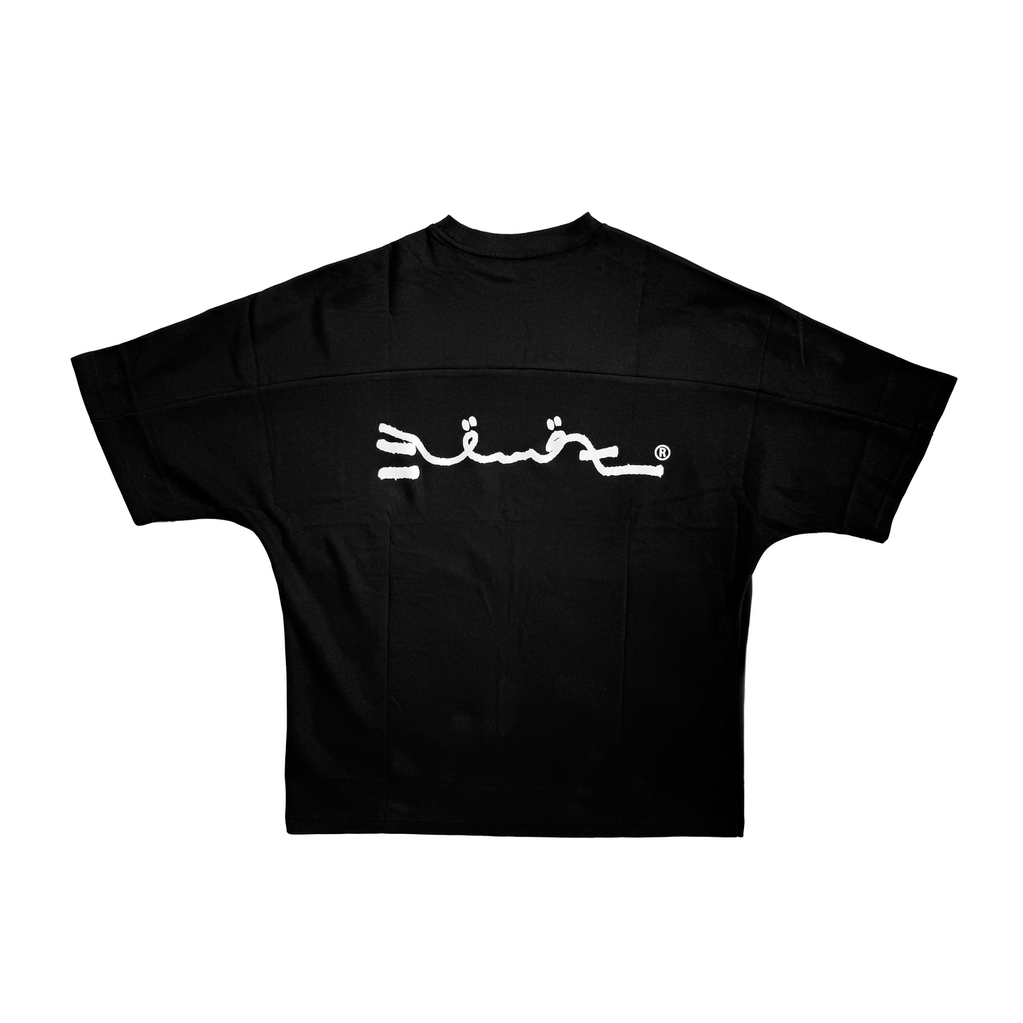 BLACK HYPERSIZED TEE REWOZISLIKE©