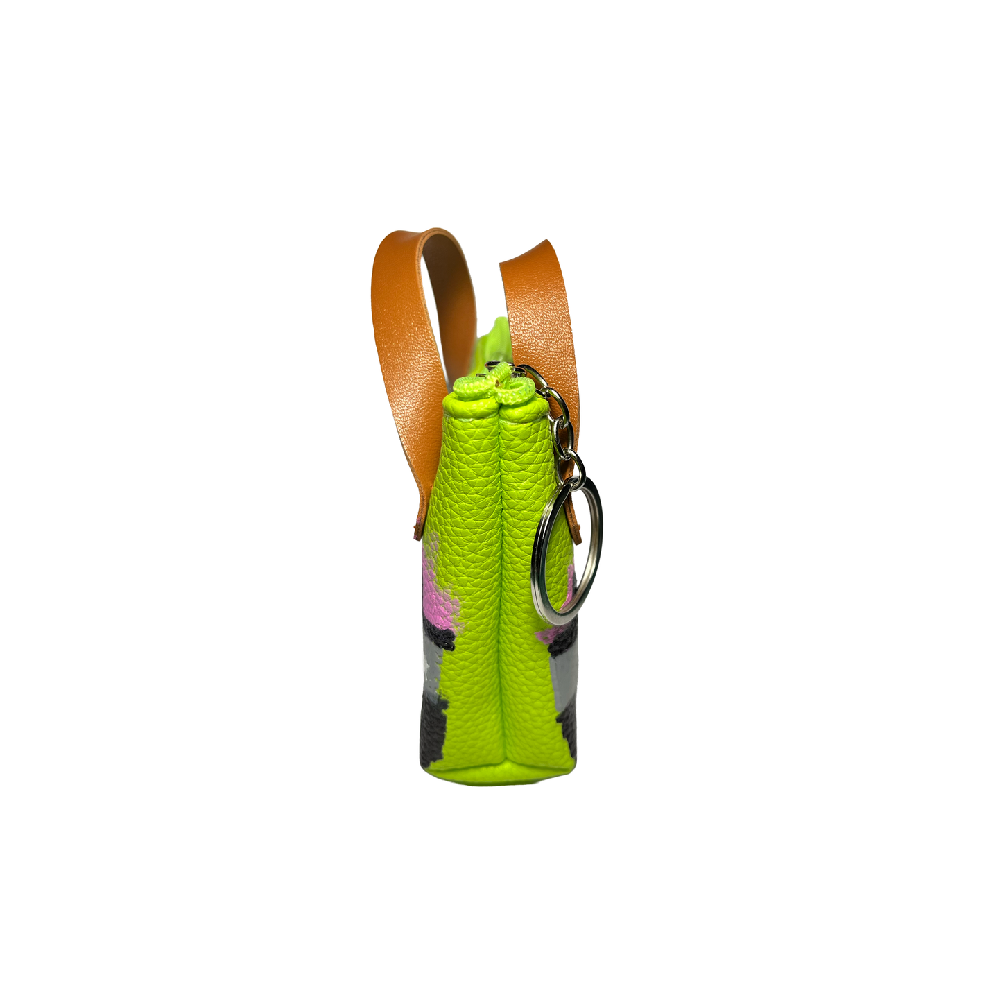 1/1 Neon Green Mini Bag REWOZISLIKE® - Edizione Limitata (GRAFF BAG) Hand-Painted