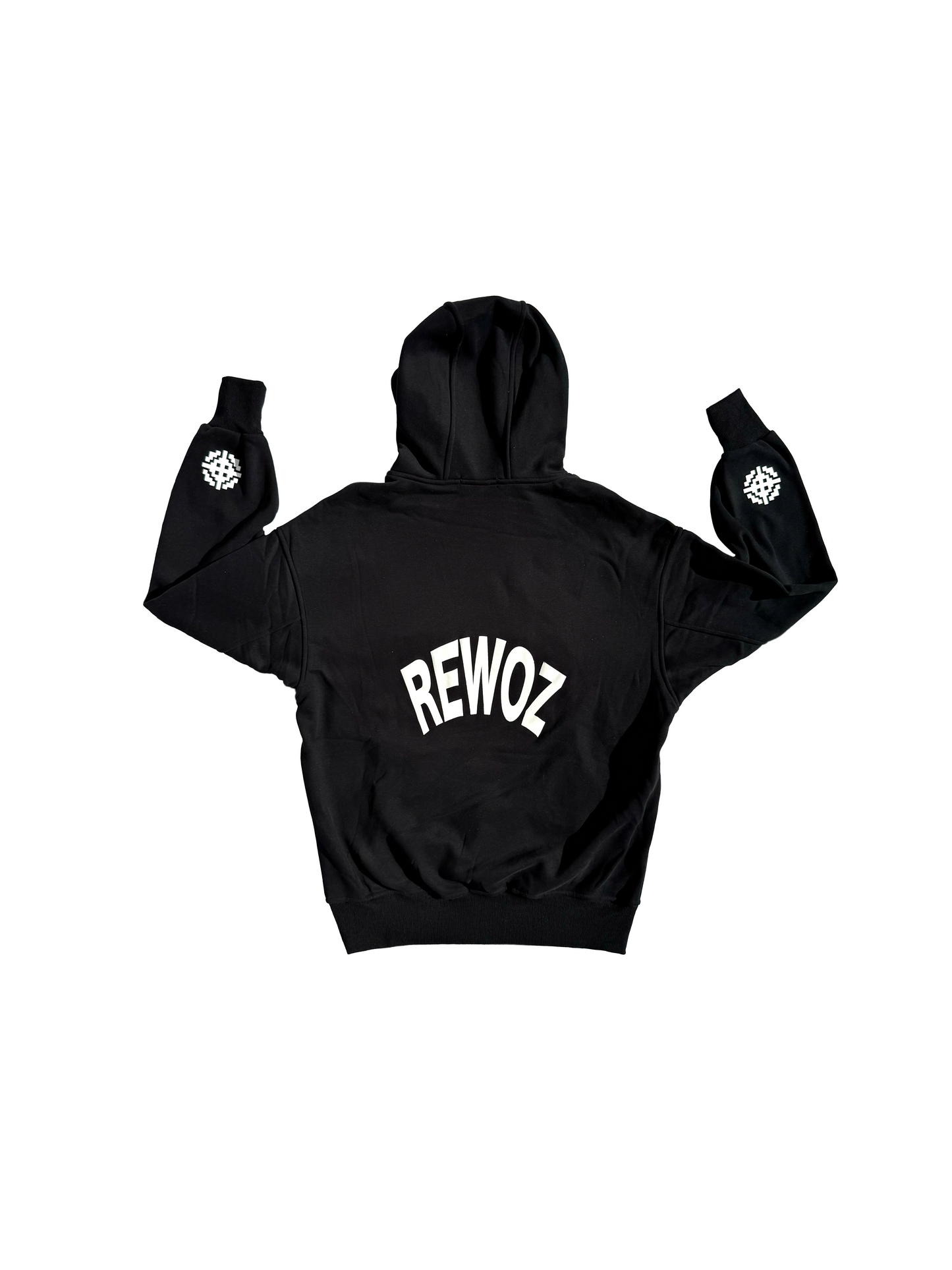 FELPA CON CAPPUCCIO NERA REWOZISLIKE © - Unisex